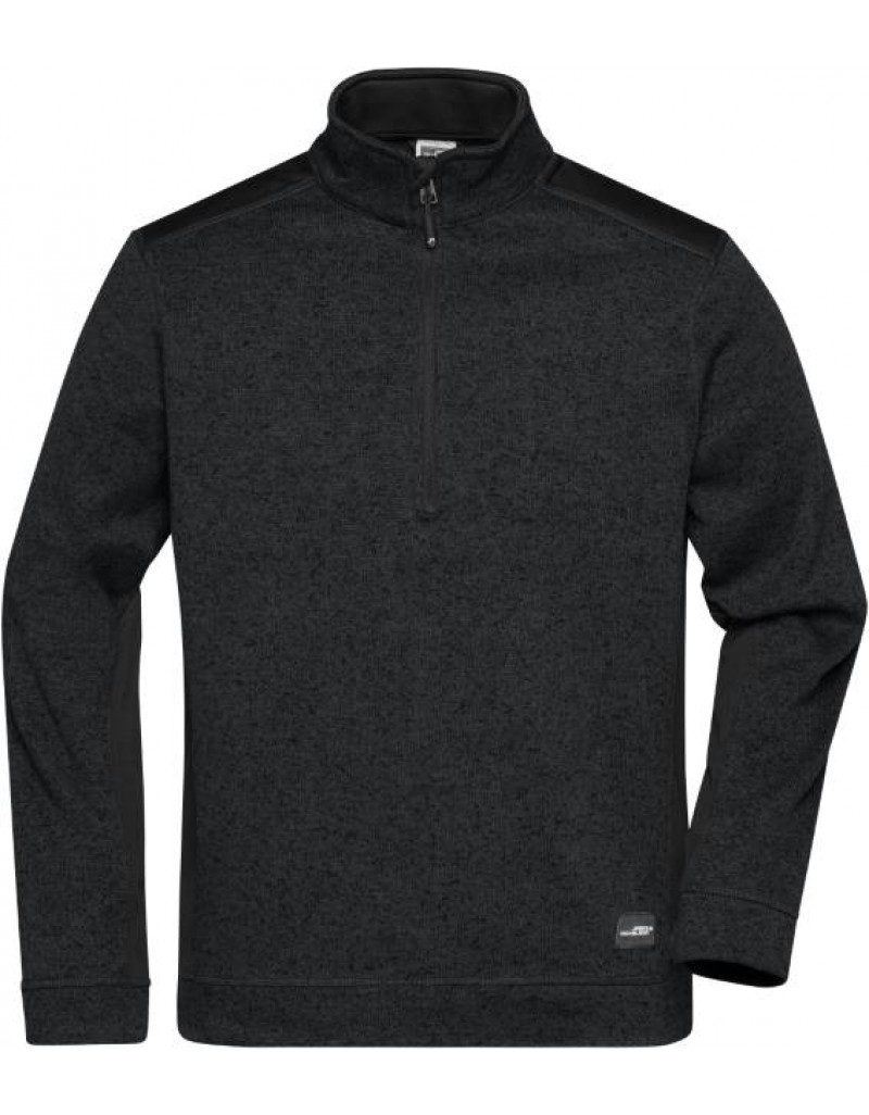 Îmbrăcăminte de lucru pentru bărbați, din fleece tricotat, cu fermoar 1/2 - rezistentă